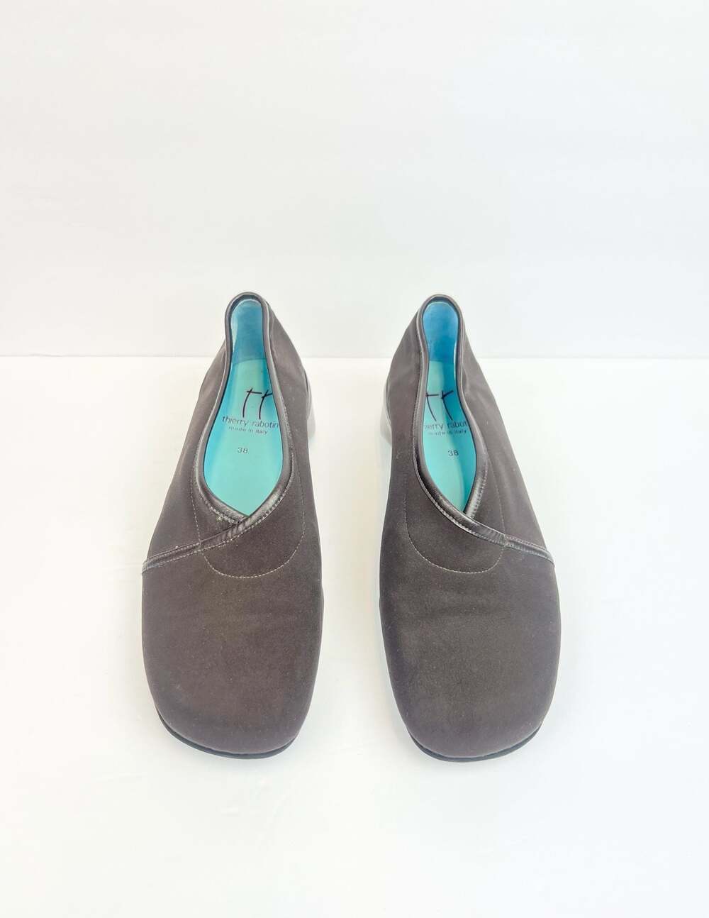 Thierry Rabotin Hero Low Heel Microfiber Comfort Shoes US 7.5 Euro 38